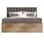 Natural wood bed